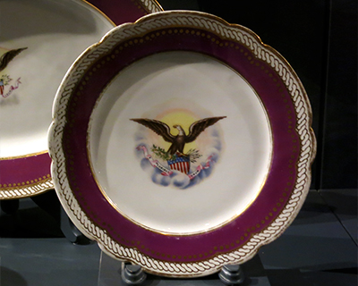 eagle lincoln white house china